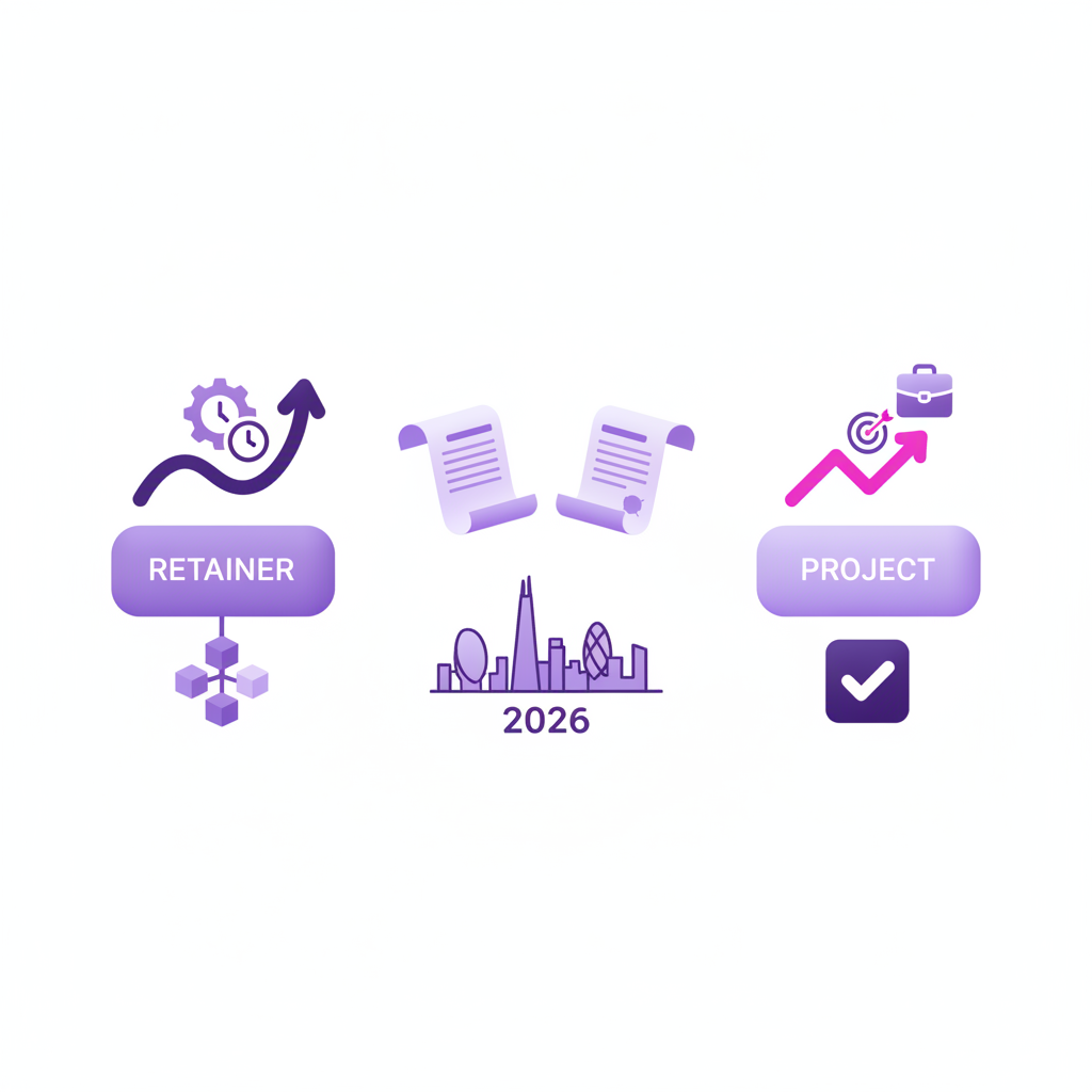 UX Agency Retainer vs Project Pricing: What London B2B Teams Should Know in 2026